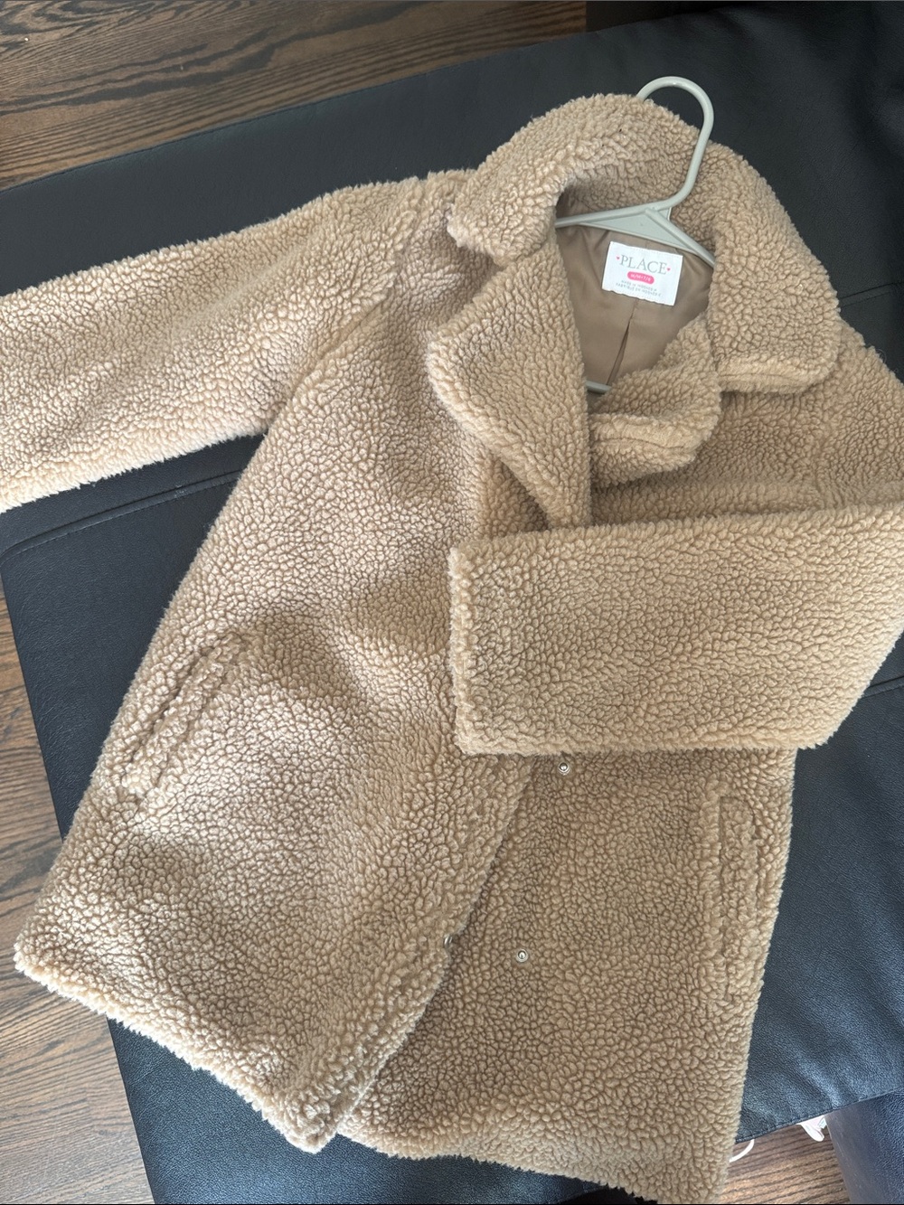 The Children's Place Camel Sherpa Pea Coat for Kids